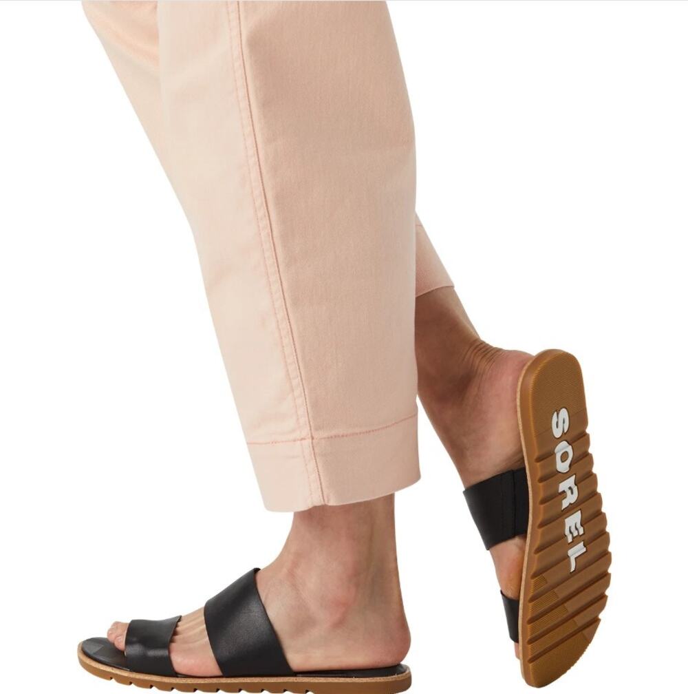 Sorel Black Ella II Slide Everyday Sandals Size 7